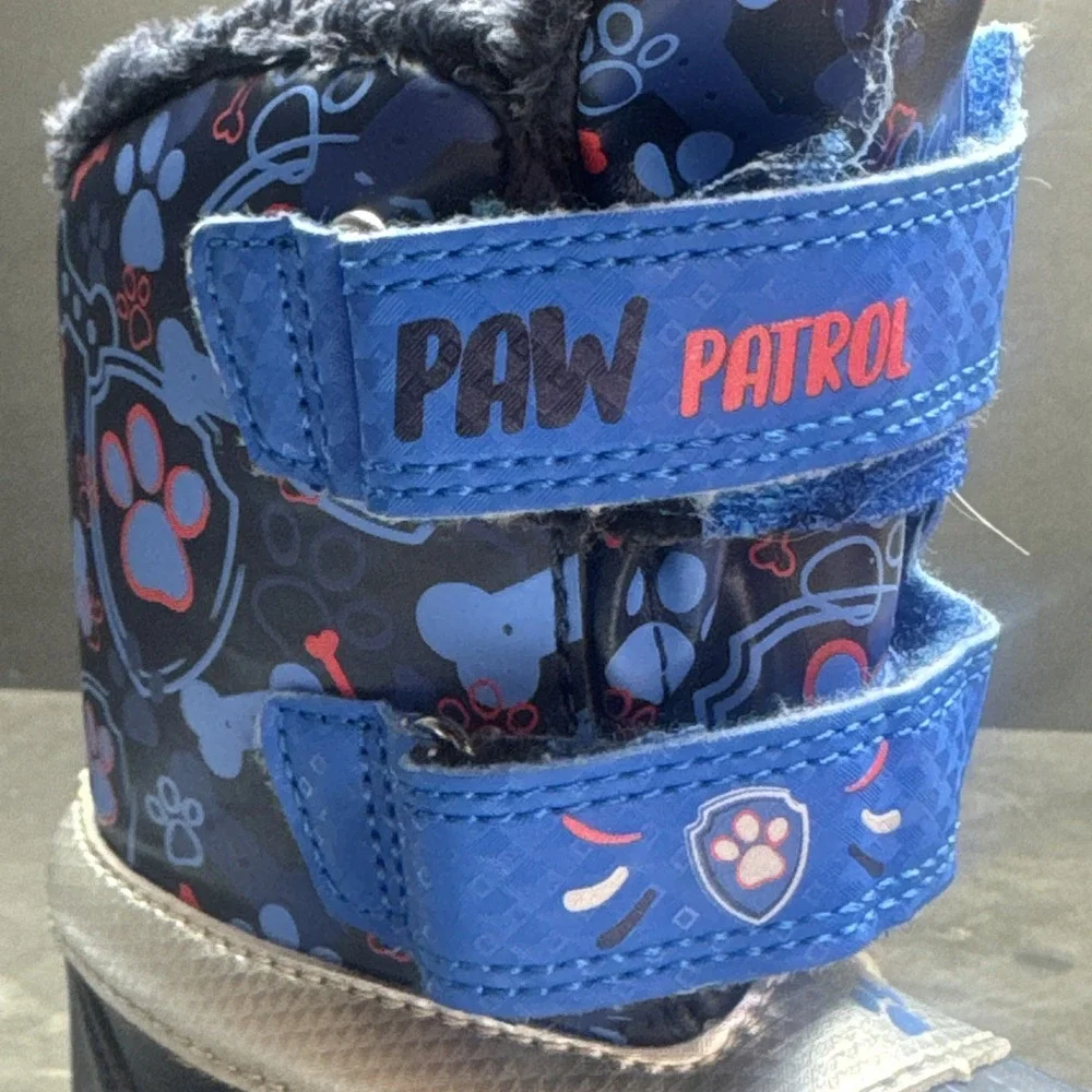 Nickelodeon Paw Patrol Marshall Light-Up Fleece Lined Boots Toddler Size‎ 9